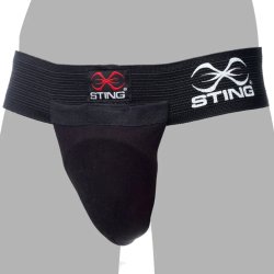 Skridtbeskytter standard - sort