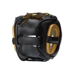 Boksehjelm Evolution-n�sebeskytter - sort/guld