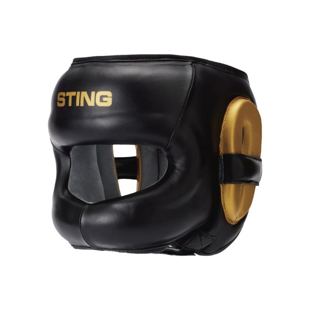 Boksehjelm Evolution-n�sebeskytter - sort/guld