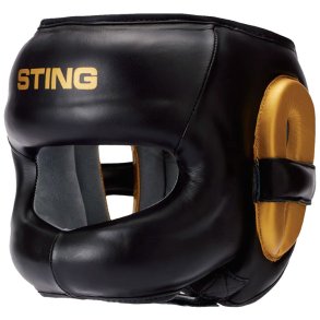 Boksehjelm Evolution-nsebeskytter - sort/guld