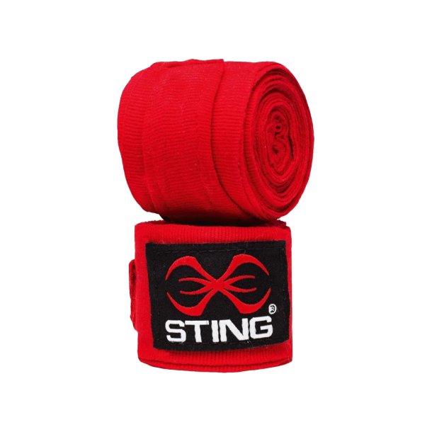 STING boksebandage elastisk rd - 450 cm