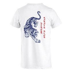 Struer Karate hvid t-shirt Basic m/tekstlogo - junior
