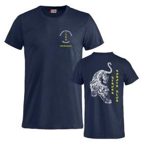 Struer Karate navy t-shirt Basic m/tekstlogo - junior