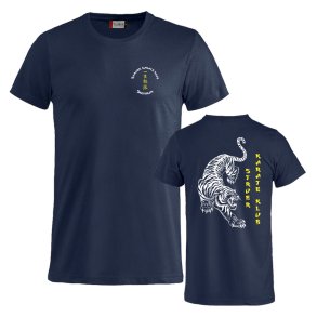 Struer Karate navy t-shirt Basic m/tekstlogo - junior