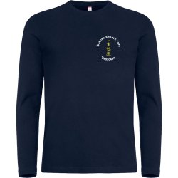 Struer Karate navy t-shirt Premium Fashion LS - dame/herre