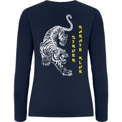 Struer Karate navy t-shirt Premium Fashion LS - dame/herre
