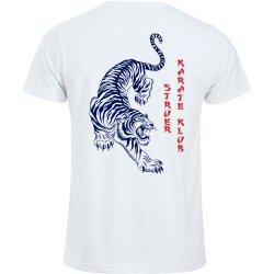 Struer Karate hvid t-shirt New Classic m/tekstlogo - dame/herre