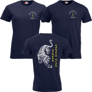 Struer Karate navy t-shirt New Classic m/tekstlogo - dame/herre