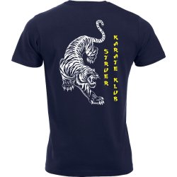 Struer Karate navy t-shirt New Classic m/tekstlogo - dame/herre