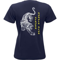 Struer Karate navy t-shirt New Classic m/tekstlogo - dame/herre