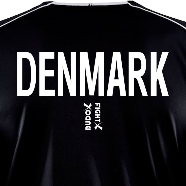 Trykt DENMARK ryg - hvid