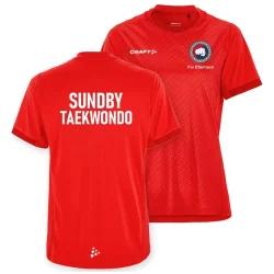 Sundby TKD t-shirt Evolve 2.0 Graphic Jersey r�d - dame/herre