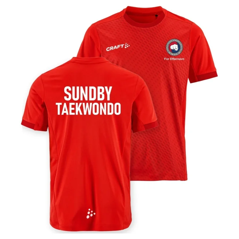 Sundby TKD t-shirt Evolve 2.0 Graphic Jersey r�d - junior