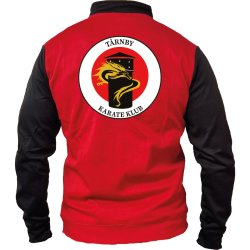 Trnby Karate trningsjakke Winner - rd/sort