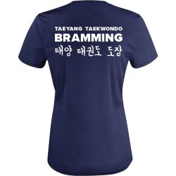 Taeyang t-shirt Basic Active dryfit navy - dame
