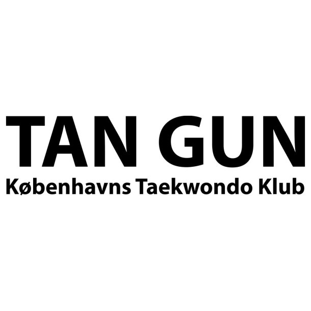 Kbenhavns TKD ryglogo - sort