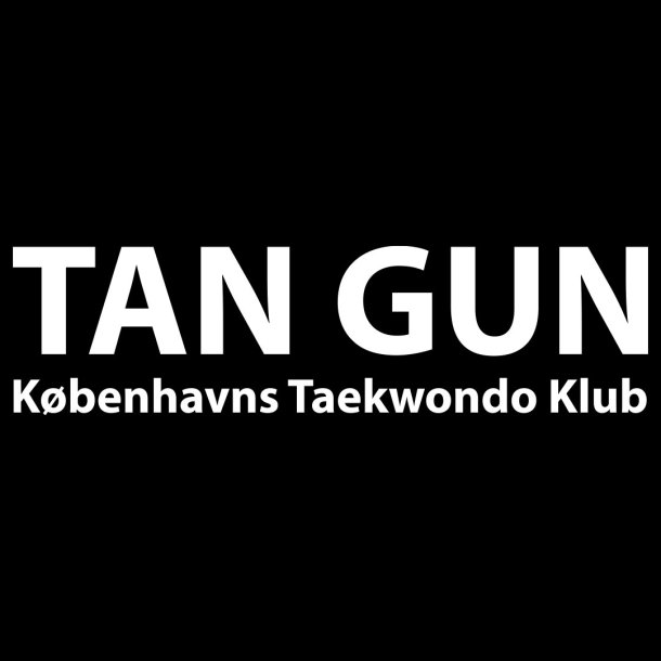 Kbenhavns TKD ryglogo - hvid