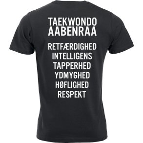 Aabenraa TKD t-shirt New Classic slogan - herre