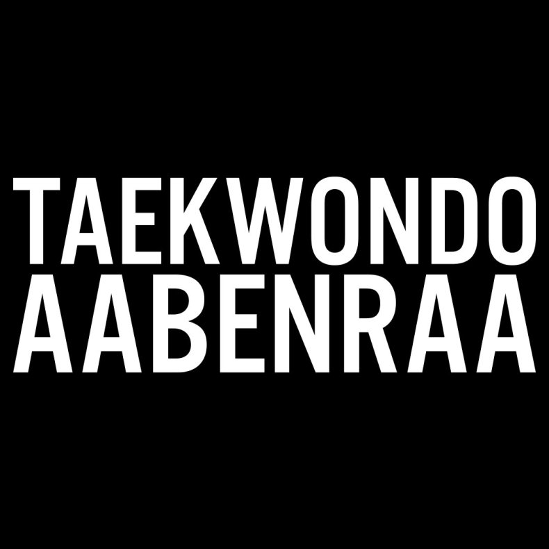 Aabenraa TKD ryglogo - brodering