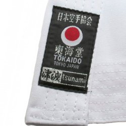 Gi JKA karate Tsunami Silver 12 oz - hvid