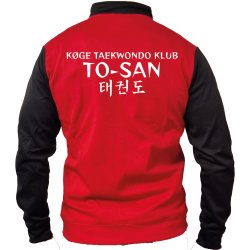 To-San tr�ningsjakke Winner - r�d/sort