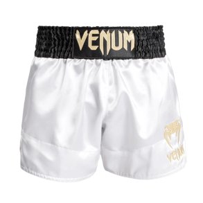 Thaishorts Classic - hvid/guld/sort