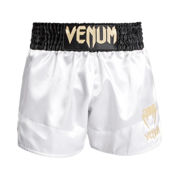Thaishorts Classic - hvid/guld/sort