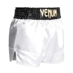 Thaishorts Classic - hvid/guld/sort