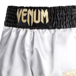 Thaishorts Classic - hvid/guld/sort