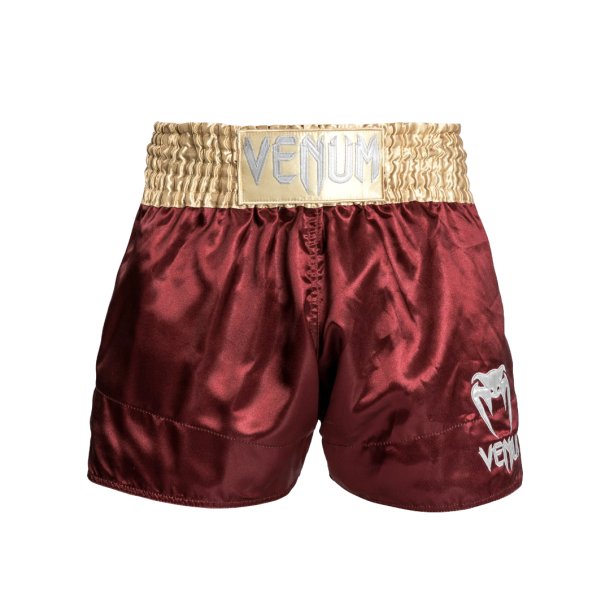 Thaishorts Classic - bordeaux/guld