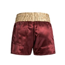 Thaishorts Classic - bordeaux/guld