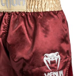 Thaishorts Classic - bordeaux/guld