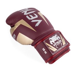 Boksehandsker Elite - bordeaux/guld