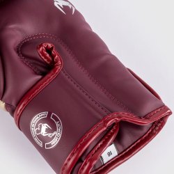 Boksehandsker Elite - bordeaux/guld