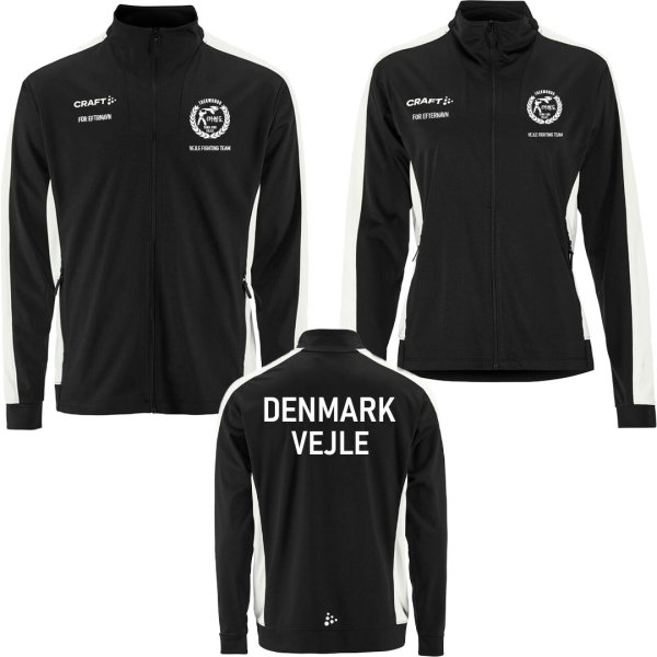 Vejle Taekwondo tr�ningsjakke Evolve 2.0 Contrast FZ - dame/herre