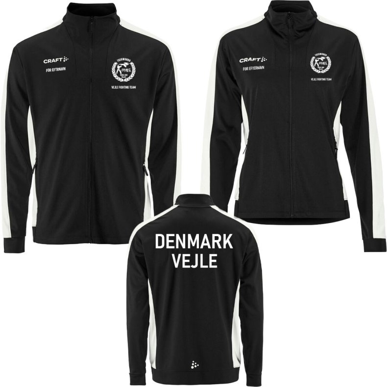 Vejle Taekwondo tr�ningsjakke Evolve 2.0 Contrast FZ - dame/herre