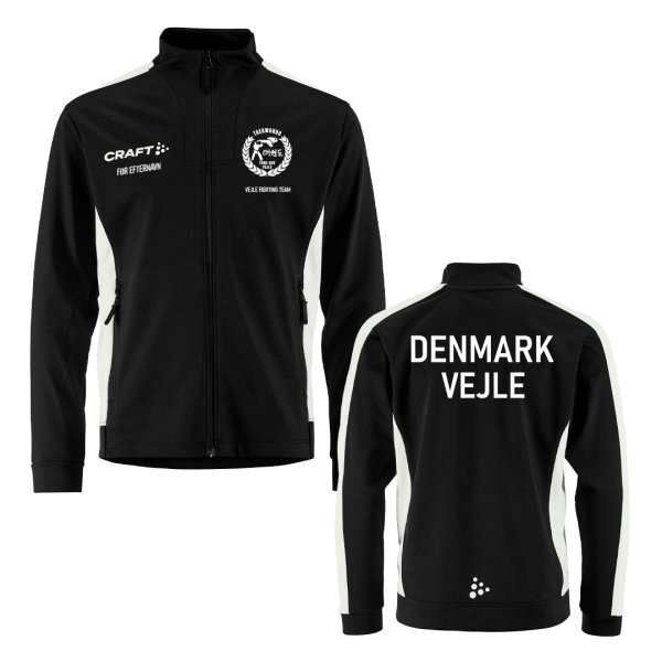 Vejle Taekwondo tr�ningsjakke Evolve 2.0 Contrast FZ - junior
