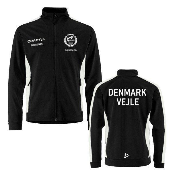 Vejle Taekwondo tr�ningsjakke Evolve 2.0 Contrast FZ - junior