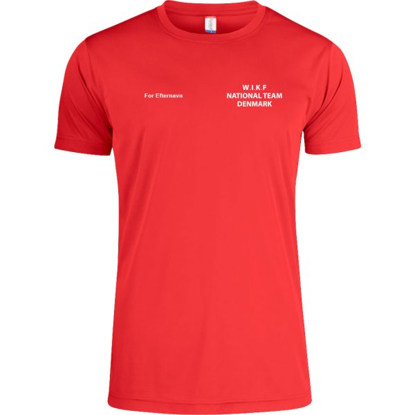 WIKF t-shirt Basic Active r�d - dame/herre