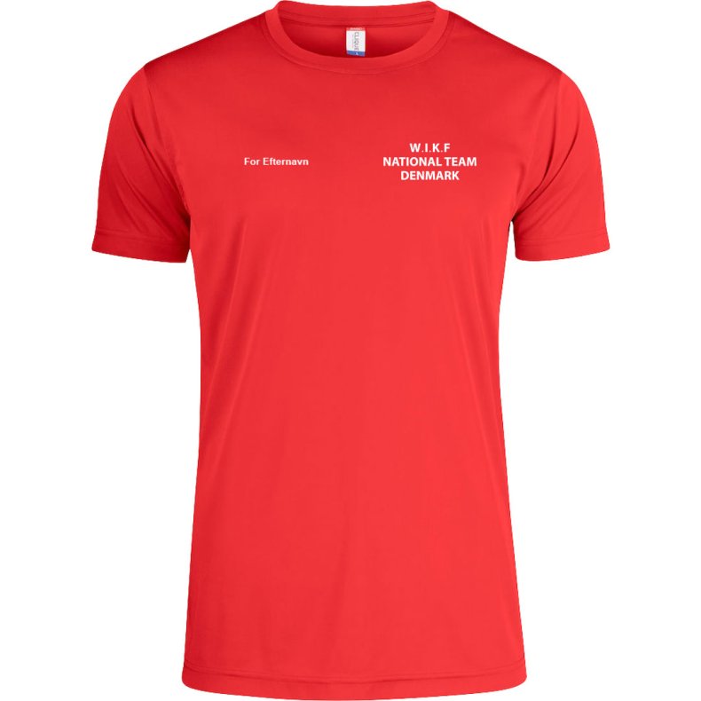 WIKF t-shirt Basic Active r�d - dame/herre