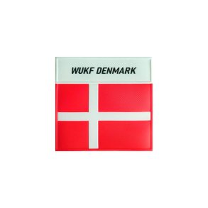 WUKF DK taskelogo - broderet
