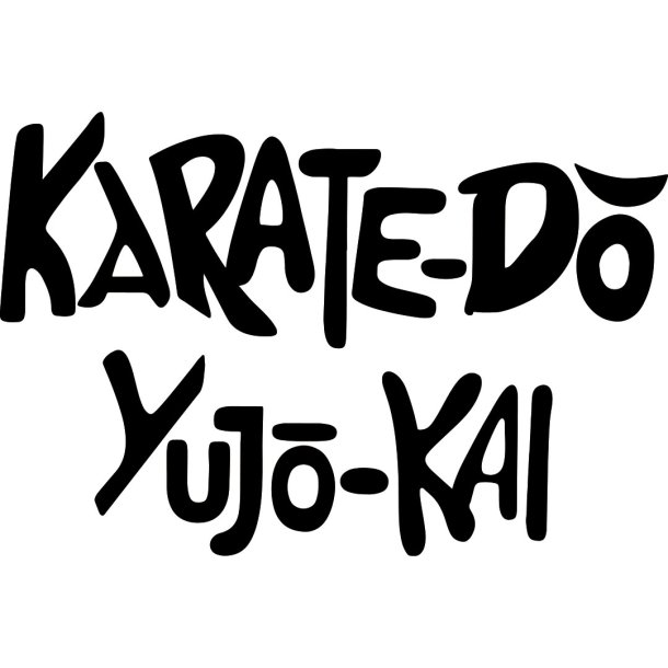 Glostrup Karate logo sort - ryg