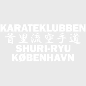 Shuri-Ryu KBH tryk - ryg hvid