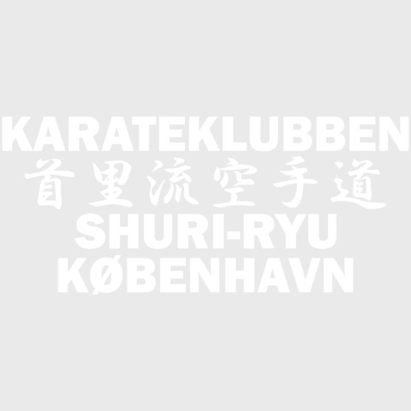 Shuri-Ryu KBH tryk - ryg hvid