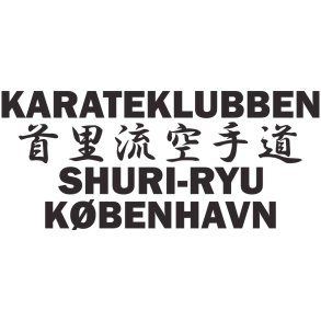 Shuri-Ryu KBH tryk - ryg sort