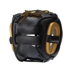 Boksehjelm Evolution-n�sebeskytter - sort/guld