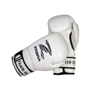 Boksehandsker Performance l�der - hvid/sort