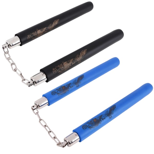 Nunchaku med k&aelig;de - drage